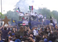 Fanii lui Inter au scos vaca pe stradă la petrecerea de titlu ? Imagini senzaționale din Milano