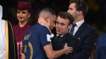 foto: DigiSport | Emmanuel Macron, ?nt?lnire cu președintele lui Real Madrid, pe „tema Mbappe”. (...)