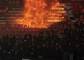 Au f?cut scandal ?i au pierdut! Rivalii au incendiat arena la derby