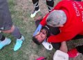Scene ?ocante in fotbalul mic din Romania! Arbitrul, strans de gat ?i b?tut cu bestialitate de juc?tor: primarul (…)