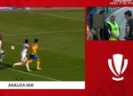 foto: GSP | Decizie controversat? in prima etap? de Superliga » Arbitrul a fost chemat la VAR, dar a ignorat recomandarea