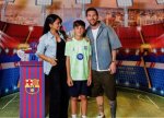 foto: GSP | Lionel Messi, petrecere cu tematic? FC Barcelona pentru fiul s?u Thiago » Tort in forma stadionului Camp Nou