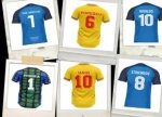 foto: GSP | Tricourile care vor fi purtate de jucători ?n meciului de adio al Generației de Aur au fost scoase la (...)