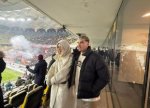 foto: GSP | Apari?ie-surpriz?! Interna?ionalul roman ?i-a luat iubita ?i a venit prin ger la Rapid - Dinamo