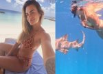 foto: GSP | Aryna Sabalenka face SENZA?IE in vacan?a de vis din Maldive: a inotat cu rechinii