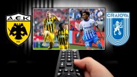 Cine transmite la TV AEK Atena - Universitatea Craiova. Oltenii, fa?? in fa?? cu o calificare istoric?