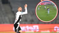 Gol suspect de ofsaid marcat de U Cluj la Boto?ani. Meciul a fost intrerupt mai multe minute