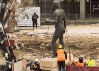 Legendarele statui din Parcul Sportiv Dinamo au fost ridicate