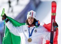 Italianca Federica Brignone, aur la Super-G, dup? o curs? marcat? de cea?? ?i abandonuri
