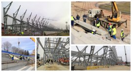 Noi imagini de pe șantierul de 10 milioane de euro al stadionului din Târgoviște. Primarul Stan: „Cu ajutorul lui (…)