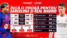 (P) Etapa 15 din La Liga: înc? o prob? pentru Real Madrid ?i Barcelona