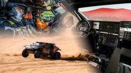 Cum arat? în interior modelul Dacia de 1 milion de euro. Imagini cu ma?ina campioan? la Dakar. Video