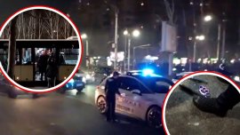 B?taie general? într-un autobuz STB! Arsenal incredibil folosit: „A fost un haos”. Video