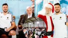 Academia Ciprian Marica, eveniment fabulos la sfâr?it de an! Peste 300 de copii au asistat la un meci inedit. Foto