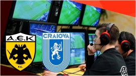 Eliminarea Universit??ii Craiova, decis? din ma?ina VAR a SuperLigii. Ce s-a întâmplat cu aparatura de la meciul cu AEK