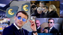 Cât cost? ochelarii de soare purta?i de Emmanuel Macron la Davos ?i de la ce brand sunt. Firma produc?toare,&nbsp;(…)