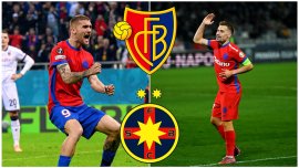 Daniel Bîrligea ?i Darius Olaru, preg?ti?i de un meci mare înainte de Basel – FCSB. Video