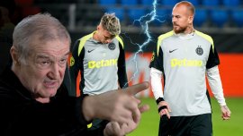 Gigi Becali a pus tunurile de Denis Alibec ?i Tavi Popescu dup? UTA – FCSB 3-0: ”E plictisit, face batjocor?! Ai mai (…)