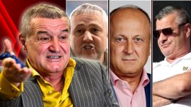 Gigi Becali, uluit de rivalii Dan ?ucu, Mihai Rotaru ?i Nelu?u Varga: „Cum ?in echipele? Sunt eroi!”