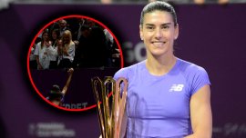 Imagini emo?ionante cu Sorana Cîrstea ?i Ion ?iriac Jr. dup? triumful de la Transylvania Open. Gestul f?cut de&nbsp;(…)