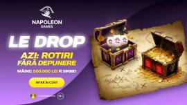(P) Napoleon Games ?i Superbet î?i dau din nou mâna! Le Drop este luni la Napoleon, iar mar?i, un pot de 500.000 lei&nbsp;(…)