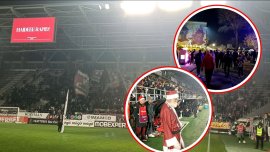 Unde s-a înghesuit lumea înainte de Rapid – O?elul. Mo? Cr?ciun, în loj? al?turi de Dan ?ucu. Foto