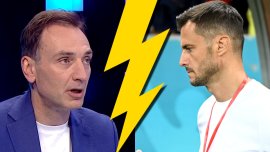 Andrei Nicolescu l-a certat în direct pe Radu Naum dup? Dinamo – CFR Cluj: „E?ti pu?in sup?rat dup? victoria asta”