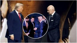 Pre?edintele FIFA, apari?ie ?ocant? la evenimentul organizat de Donald Trump, unde este prezent ?i Nicu?or Dan! Ce a&nbsp;(…)