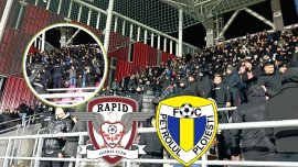 B?taie general? în peluz? la derby-ul Rapid – Petrolul! Jandarmii au intervenit cu gaze lacrimogene. Ploie?tenii au&nbsp;(…)