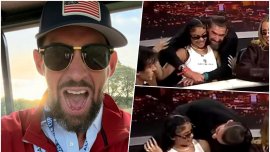 Moment stânjenitor pentru un faimos sportiv olimpic. Ce a f?cut b?rbatul c?s?torit în fa?a unui model