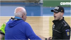 Scandal total în Liga Florilor! Poli?ia a intrat pe teren pentru a-l calma pe Gheorghe Tadici