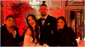 So?ia fotbalistului care a f?cut furori la cununia lui Radu Dr?gu?in. A ie?it în eviden?? cu ?inuta sa