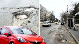 Românii o dau în gropi la propriu ?i î?i risc? vie?ile. Haos pe ?osele: „Î?i apare când nu te a?tep?i”