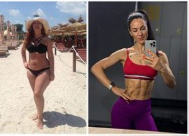 A sl?bit 40 de kilograme ?i a ajuns pe podium la bodybuilding natural: „Totul a început pe plaj?!”