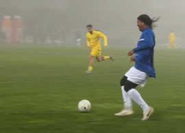 Vizita lui Ronaldinho la Ia?i, un e?ec total: asisten?? redus? ?i organizarea a fost la p?mânt