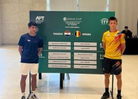 Echipa de Cupa Davis a României este la egalitate cu cea a Paraguayului în play-off-ul Grupei Mondiale I