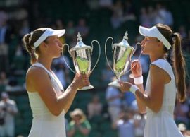 Campioan? în premier? la Wimbledon, dup? finala de la dublu feminin