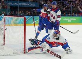 Echipa SUA s-a impus clar, 6-2 contra Slovaciei, ?i e din nou în finala olimpic?, dup? o pauz? de 16 ani!