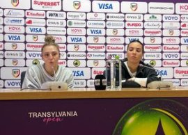 Gabriela Ruse ?i Jaqueline Cristian au venit furioase în conferin?a de la Transylvania Open: „Nu ne convine absolut&nbsp;(…)