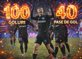 Florin T?nase, born? colosal? în victoria cu O?elul! » A ajuns la 100 de goluri ?i 40 de pase pentru FCSB