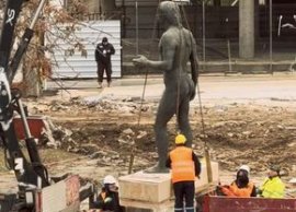 Legendarele statui din Parcul Sportiv Dinamo au fost ridicate