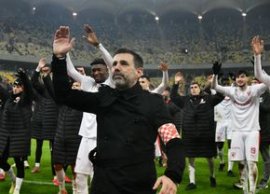 Cu dedica?ie pentru Zeljko Kopic. Mesaj scris în croat? la Derby de România