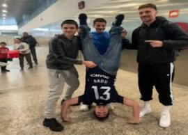 Ionu? Radu, întâlnire inedit? în aeroport