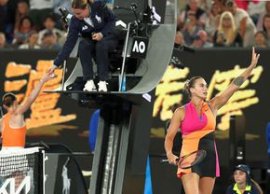 În timpul semifinalei Sabalenka - Svitolina, pe ecranul din stadion a ap?rut un anun? neobi?nuit