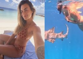 Aryna Sabalenka face SENZA?IE în vacan?a de vis din Maldive: a înotat cu rechinii