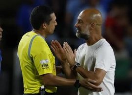 Pep Guardiola, acces de furie! A alergat s?-l certe pe arbitru: „Glume?ti?!”