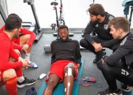 Primele imagini cu Antoine Baroan, dup? ce ?i-a rupt piciorul la debut