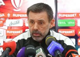 Kopic l-a mustrat în conferin??, înainte de Rapid - Dinamo: „Nu am fost mul?umit, a?tept mai mult din partea lui”
