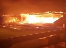 Trei minori au incendiat stadionul fostei campioane a ??rii