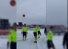 Ca la Polul Nord! Meci amânat în Turcia din cauza stratului de 40 de centimetri de z?pad?